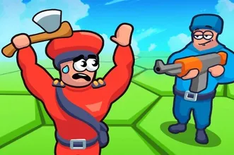 Tile Hex World: Red vs Blue